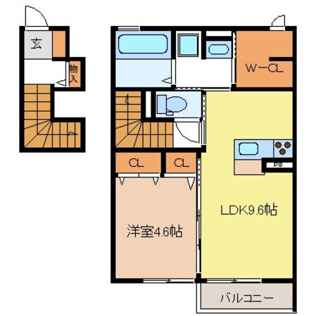 リヴァージュの物件間取画像